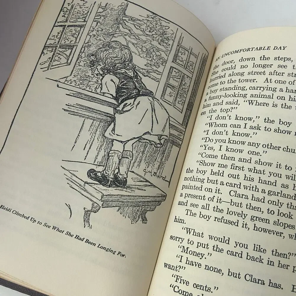The Children's Classics Heidi John C Winston Collectible USA 1924 Antique